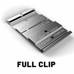 Turtle Rib patent-pending stainless steel full structural clip for ACM rainscreen system attachment